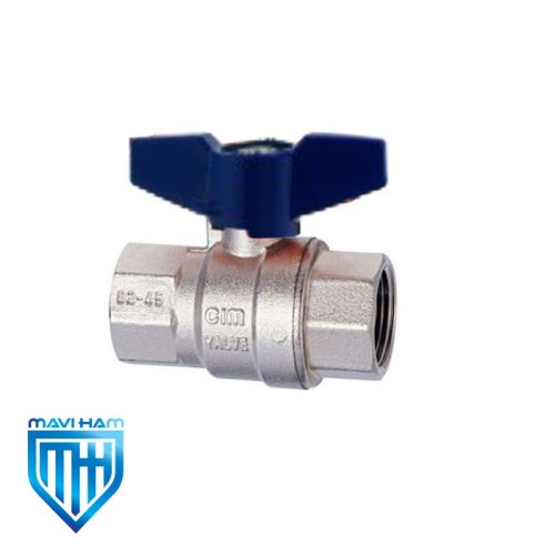 CIM-316-BL شیر گازی ابی دسته کلیدی سیم ایتالیا مدل Cim 316 Bl