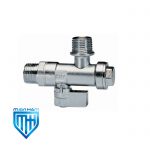 شیر پیسوار فیلتردار بی مهره برنجی سیم ایتالیا Cim 45F - PN16