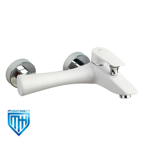 atis-white-shower-mixer-tap شیر حمام راسان مدل آتیس (Atis) سفید