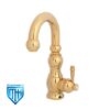 basin-mixer-dimond-gold شیر روشویی طلایی تپس مدل الماس