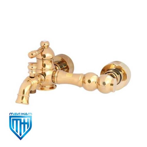basin-shower-mixer-dimond-gold شیر حمام طلایی تپس مدل الماس