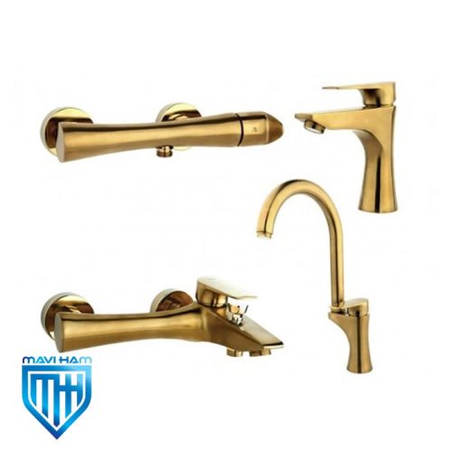 collection-of-matt-gold-atis ست شیرآلات راسان مدل آتیس (Atis) طلا مات