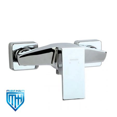 شیر توالت و آفتابه راسان مدل النا کروم
