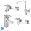 kitchen-tap-collection-flat-royal-ghahreman ست شیرالات قهرمان مدل فلت رویال