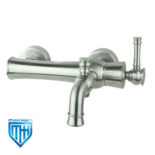 elizeh-matt-chrome-shower-mixer-tap شیر حمام راسان مدل الیزه کروم مات