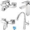 kitchen-tap-collection-of-mooj-ghahreman ست شیرالات قهرمان مدل موج