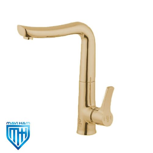 alps-sink-mixer-taps شیر سینک آلپس طلایی تپس