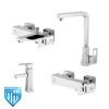 collection-of-flat-rose-teps-chrome ست شیرآلات تپس مدل فلت رز کروم