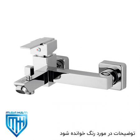 شیر حمام یا دوش فلت رز تپس طلایی