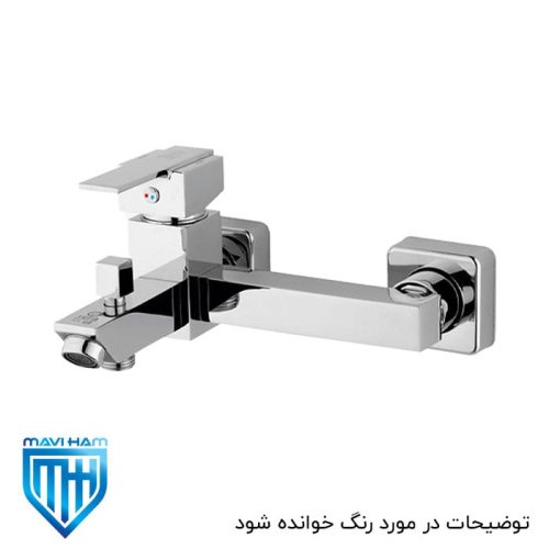 شیر حمام یا دوش فلت رز تپس طلایی