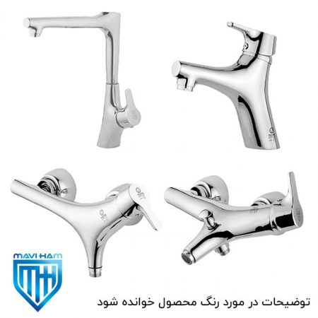 ست شیرآلات سفید طلایی نیچر تپس