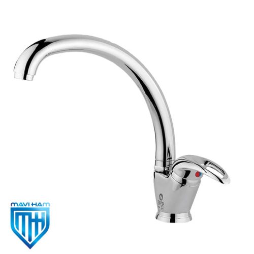 sink-basin-mixer-tap-negin-chrome شیر سینک تپس مدل نگین کروم