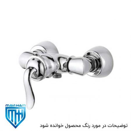 شیر توالت یا آفتابه سفید طلایی لئوس تپس