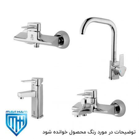 ست برمودا سفید طلایی تپس