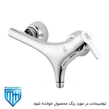 شیر توالت سفید طلایی نیچر تپس