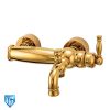 bath-mixer-antique-ghahreman-gold شیر حمام قهرمان مدل انتیک طلایی براق