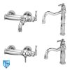 kitchen-tap-collection-of-antique-ghahreman ست شیرالات قهرمان مدل انتیک