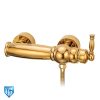 toilet-mixer-antique-ghahreman-gold شیر دستشویی قهرمان مدل انتیک طلایی براق