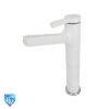 basin-mixer-toilet-ava-kwc-white-tall ویژگی های شیر روشویی پایه بلند کی دبلیو سی مدل آوا سفید