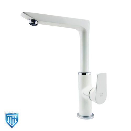 basin-mixer-verona-kwc-white شیر ظرفشویی ورونا سفید کی دبلیو سی (KWC)