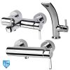 set-kitchen-tap-zeus-kwc-chrome ست شیرآلات زئوس کروم کی دبلیو سی (KWC)