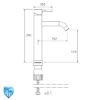 basin-mixer-toilet-marino-shouder-tall-info اندازه شیر روشویی پایه بلند شودر مدل مارینو کروم