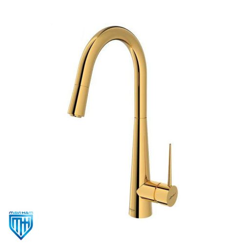 basin-mixer-shower-iten-shouder-gold شیر ظرفشویی شاوری ایتن شودر طلایی