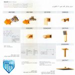 دوش توکار کلار مدل فلت تیپ ۳ سری لاکچری