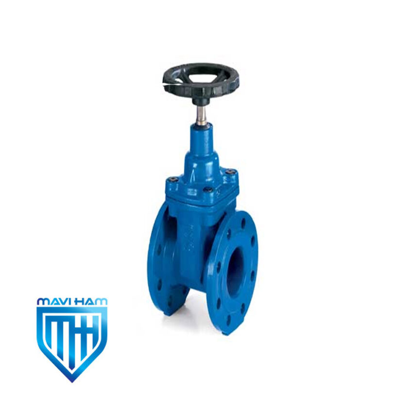 شیر فلکه کشویی چدنی فلنجدار وگ ایران GATE VALVE PN16
