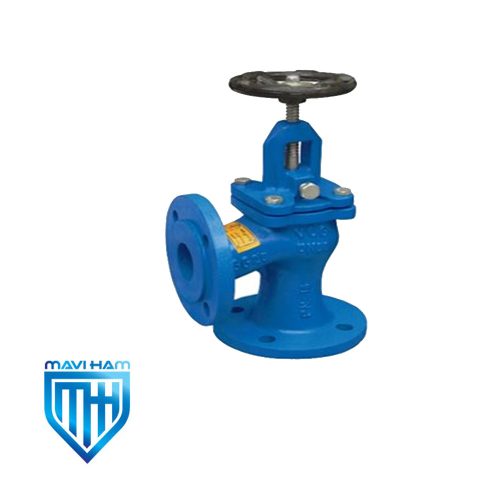 شیر سوپاپی چدنی ۹۰ درجه وگ ایران ANGEL GLOBE VALVE PN16