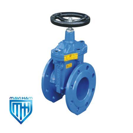 شیر فلکه کشویی چدنی زبانه لاستیکی وگ ایران GATE VALVE PN16