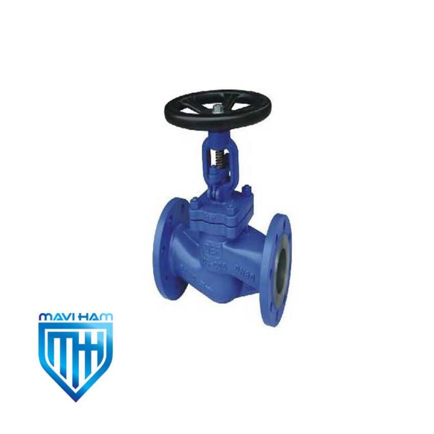 شیر فلکه سوزنی چدنی فلنجدار وگ ایران GLOBE VALVE PN16