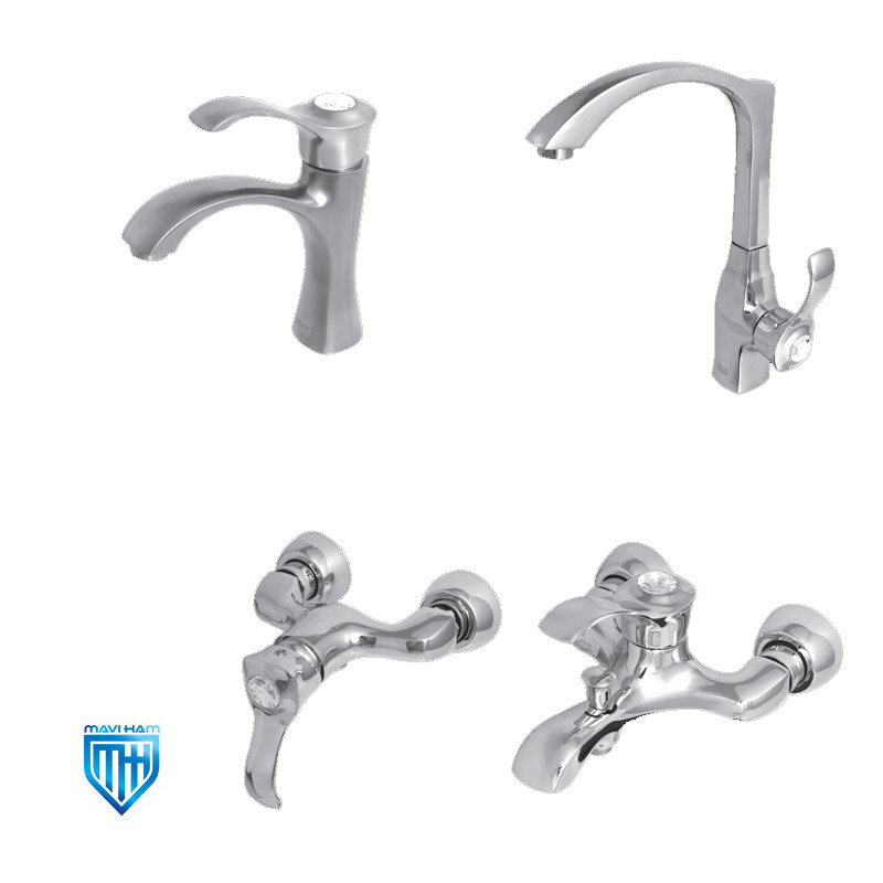 ست شیرآلات شیبه مدل تابان