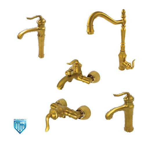 ست شیرآلات شیبه مدل ارکید