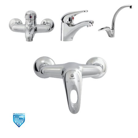 ست شیرآلات شیبه مدل کیش