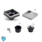 کفشور نقطه ای 10*10 سرامیک خور زیر ABS مدل آرین