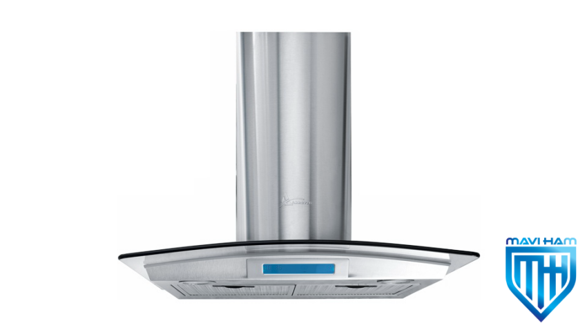 H31-11 هود شومینه ای شیشه و استیل برند اخوان کد H31