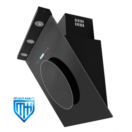 هود مورب شیشه مشکی برند اخوان کد H33-TS