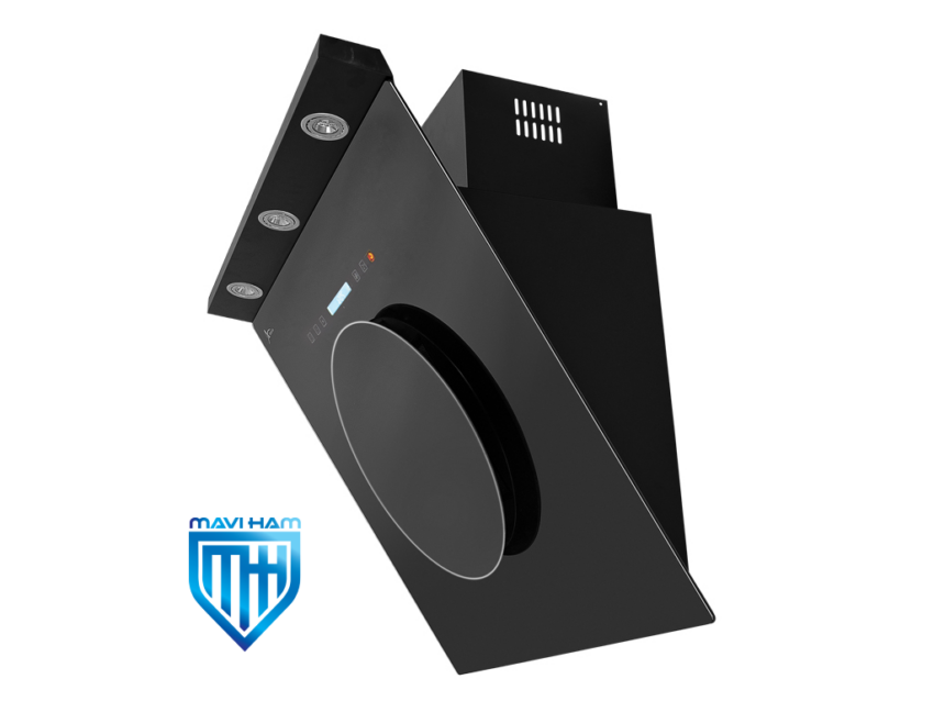 هود مورب شیشه مشکی برند اخوان کد H33-TS