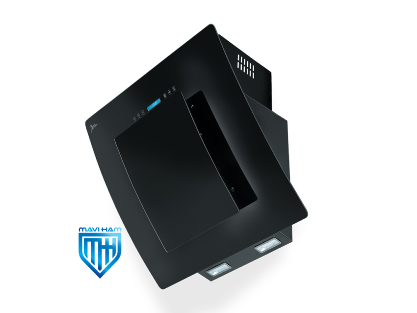 هود مورب شیشه مشکی برند اخوان کد H51-T