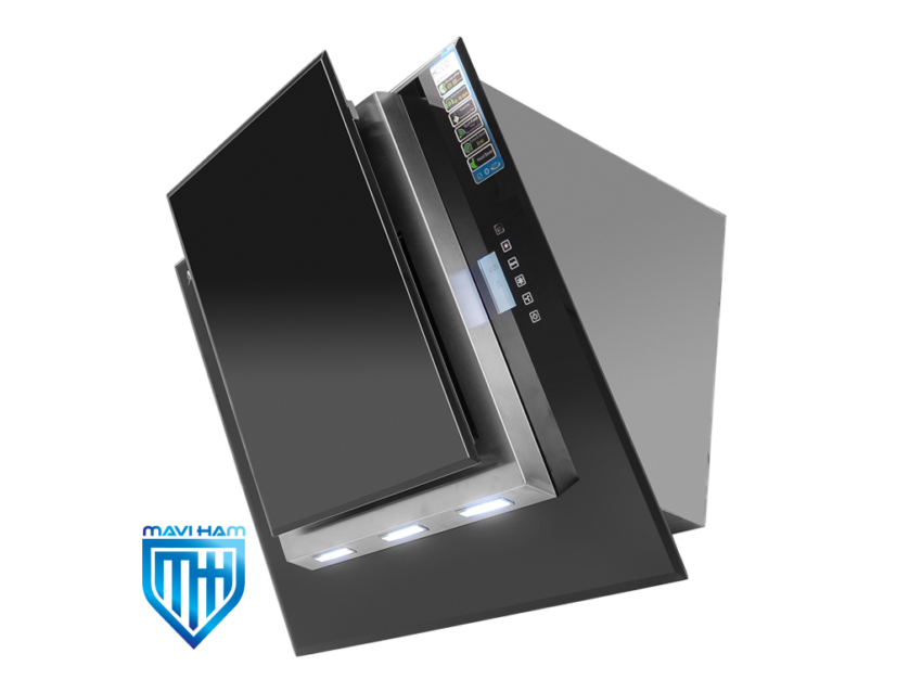 هود مورب شیشه و استیل برند اخوان کد H58-T