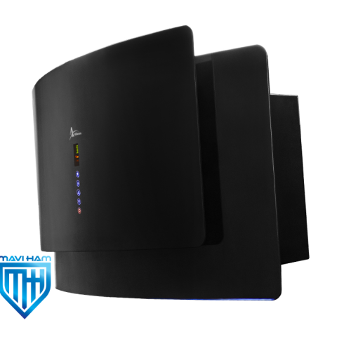 h61 هود مورب شیشه مشکی برند اخوان کد H61-T