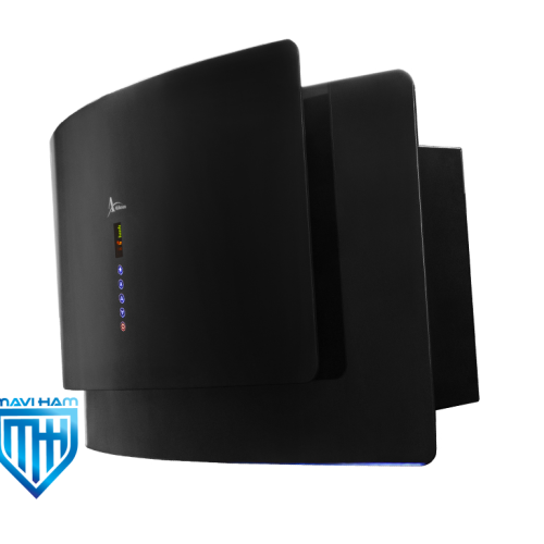 h61-60cm هود مورب شیشه مشکی برند اخوان کد H61-60
