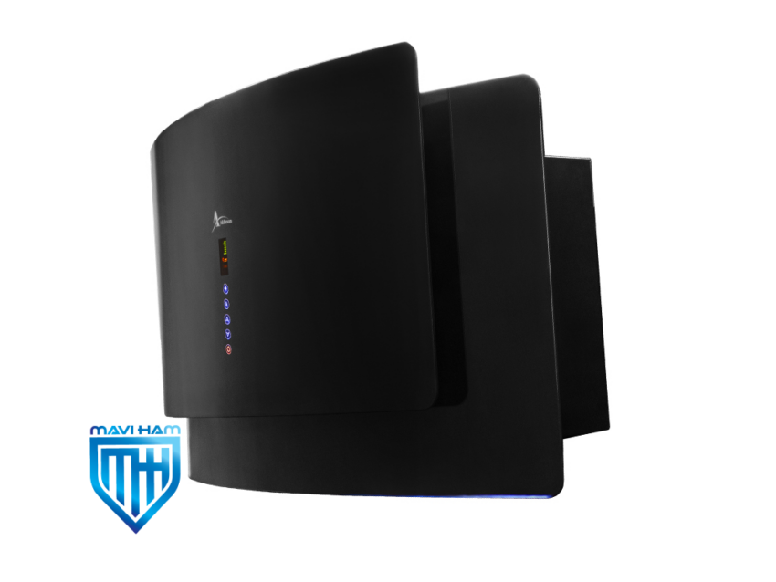 هود مورب شیشه مشکی برند اخوان کد H61-60