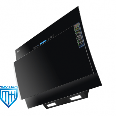 هود مورب شیشه مشکی برند اخوان کد H63-T