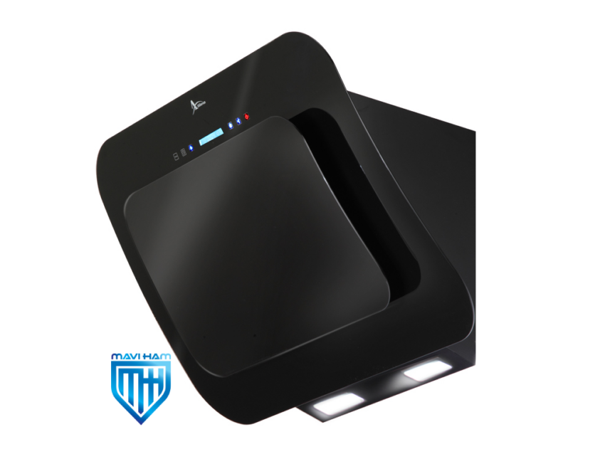 هود مورب شیشه مشکی برند اخوان کد H65-T