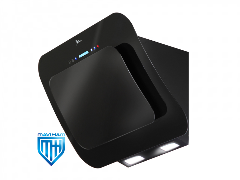 هود مورب شیشه مشکی برند اخوان کد H66-T