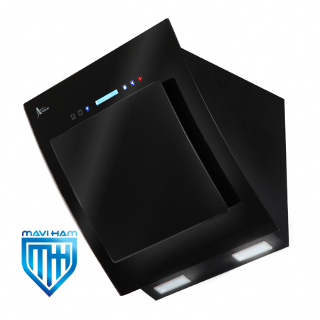 هود مورب شیشه مشکی برند اخوان کد H67-T
