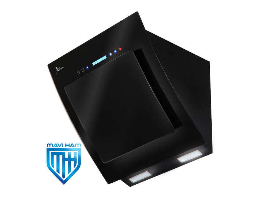 هود مورب شیشه مشکی برند اخوان کد H67-T