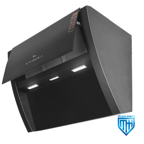 h69-b2 هود مورب شیشه سکوریت واستیل خش دار برند اخوان کد H69-B